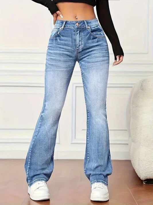 Flared vintage-look jeans