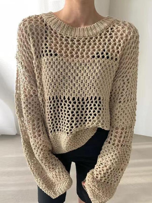 Gabriella - Trendy knitted sweater for women