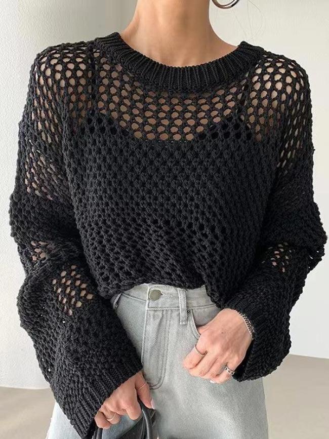 Gabriella - Trendy knitted sweater for women