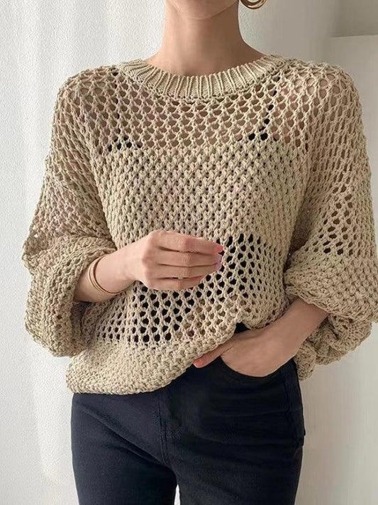 Gabriella - Trendy knitted sweater for women