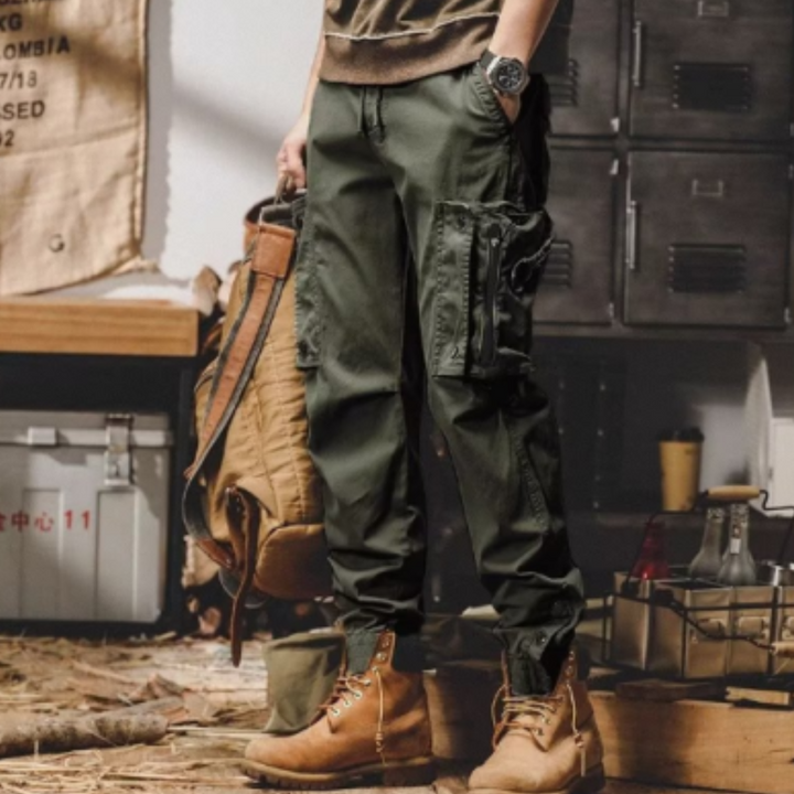 Ghost - Cargo pants with multiple pockets for men