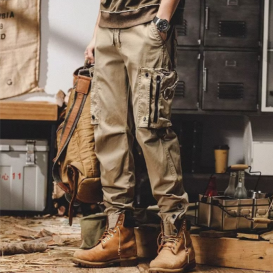 Ghost - Cargo pants with multiple pockets for men