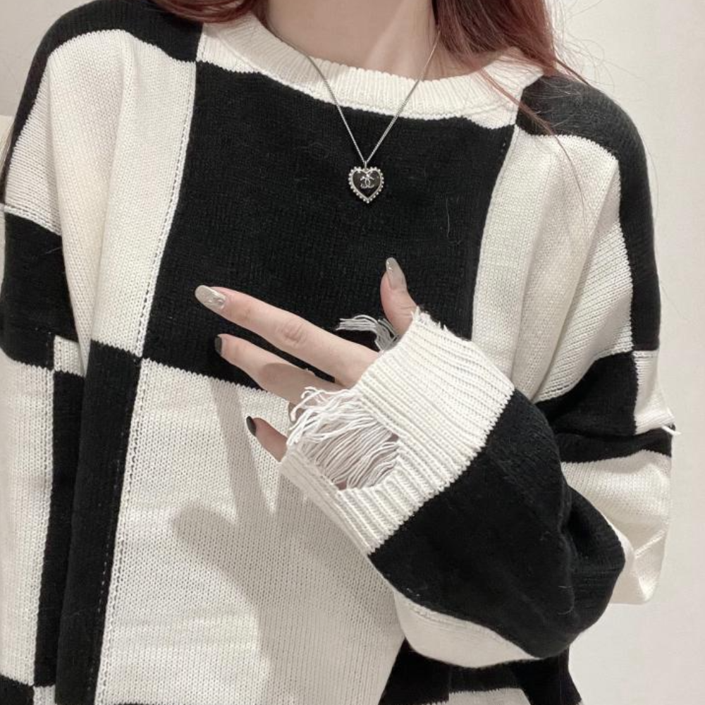 Hildimar - Fashionable oversized sweater for women