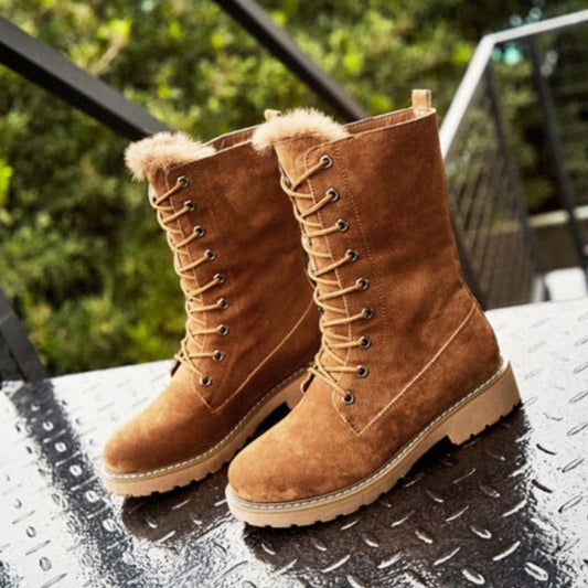 Jada - High women's boots made of suede