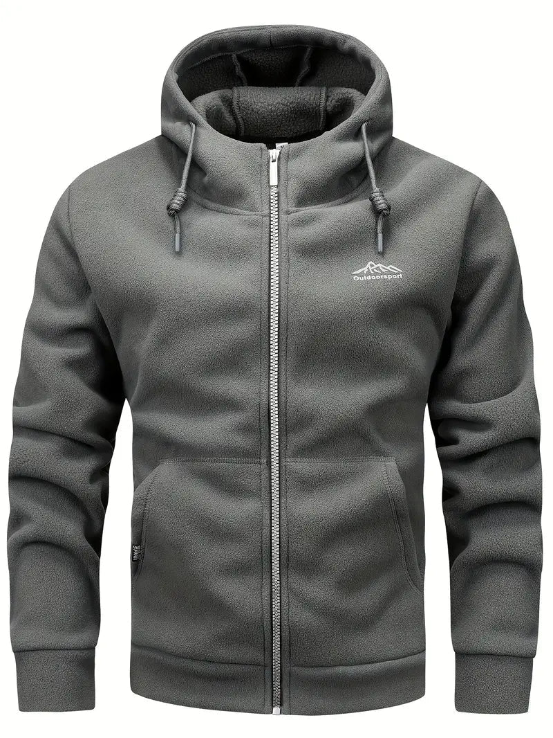 Jamir - Warm fleece jacket for men with hood