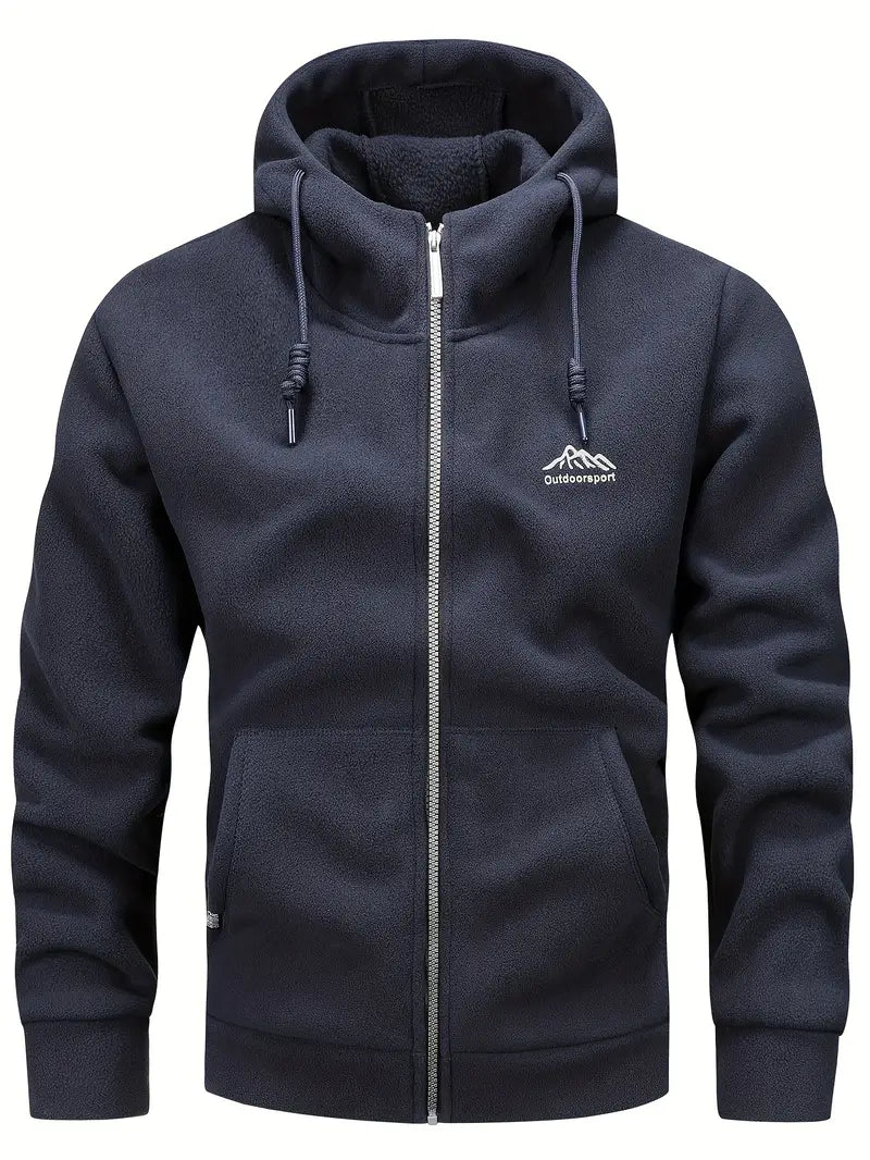 Jamir - Warm fleece jacket for men with hood