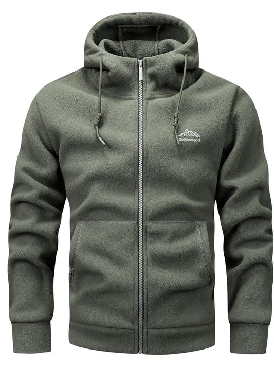 Jamir - Warm fleece jacket for men with hood