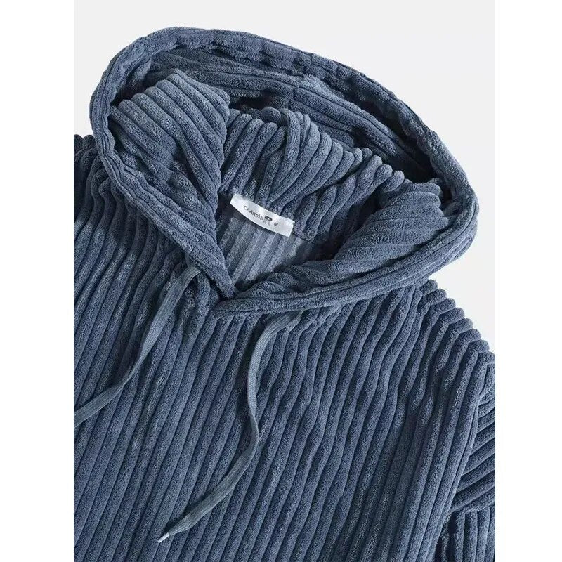 Jare - High-Quality Men's Corduroy Hoodie