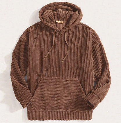 Jare - High-Quality Men's Corduroy Hoodie