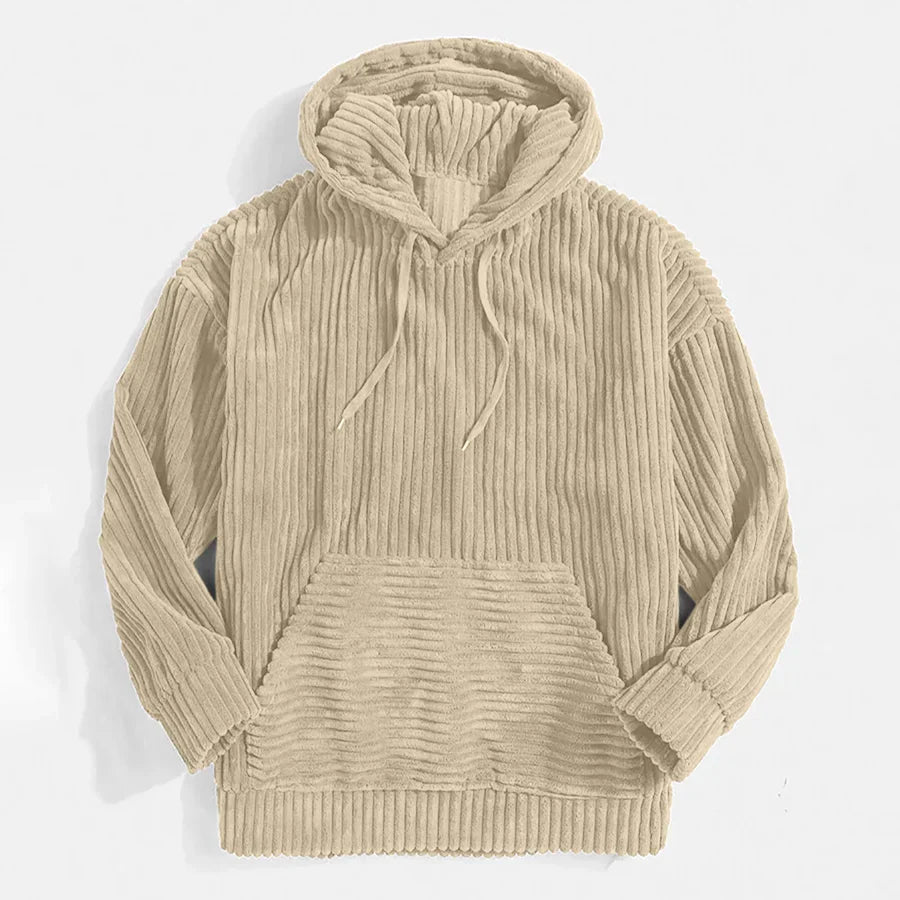 Jare - High-Quality Men's Corduroy Hoodie