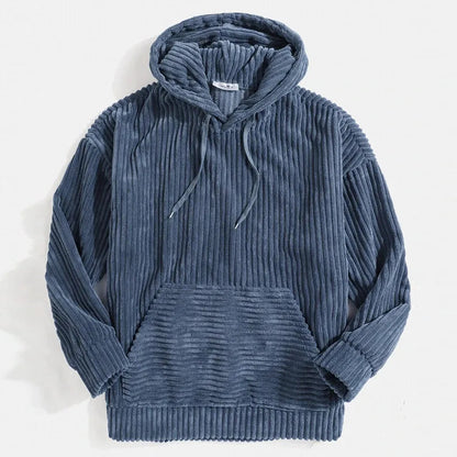 Jare - High-Quality Men's Corduroy Hoodie