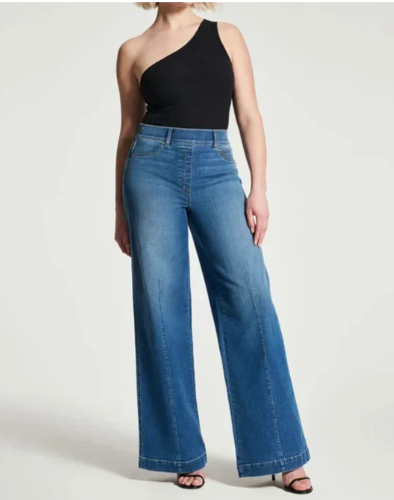 Jeans with wide leg