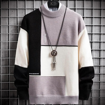 Junpyo - Patchwork warmer pullover