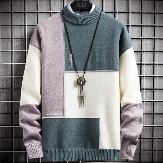 Junpyo - Patchwork warmer pullover