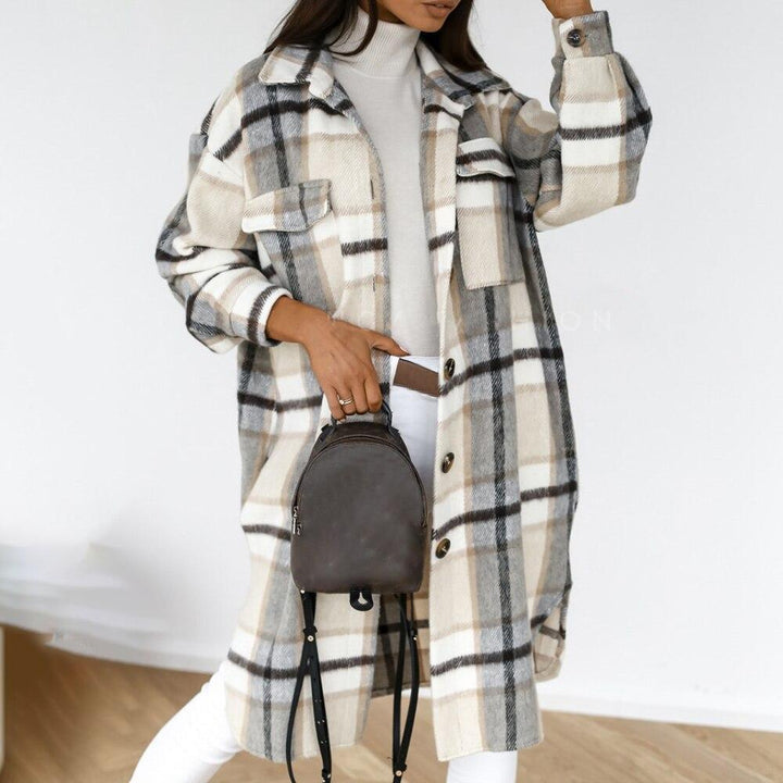 Kelsy - Women's Checkered Jacket