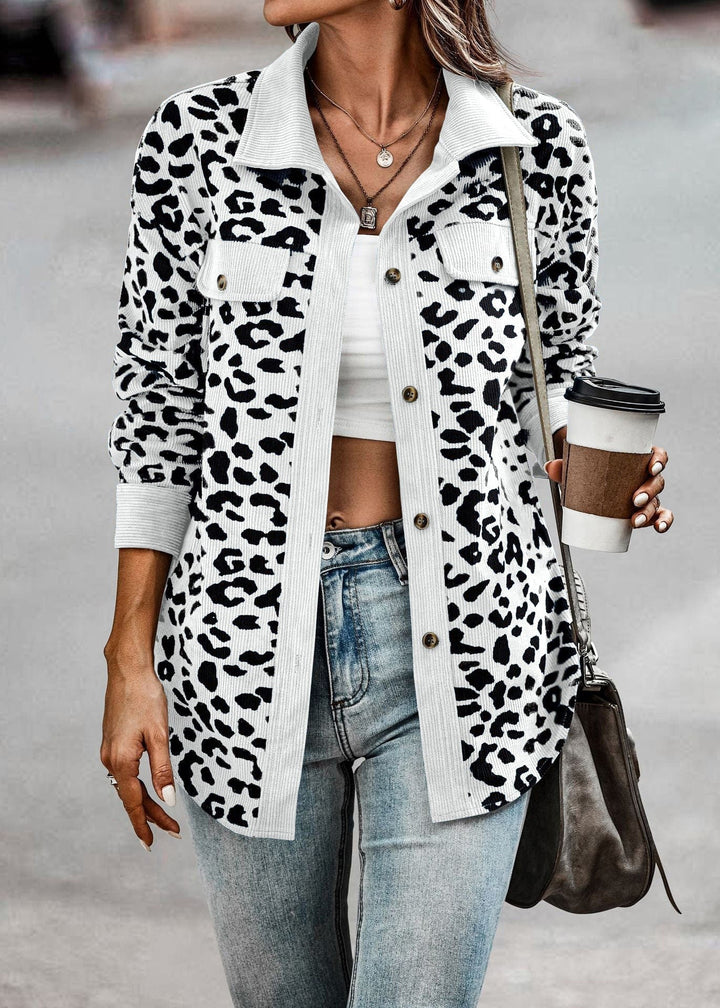 Krystal - Women's Leopard Print Jacket
