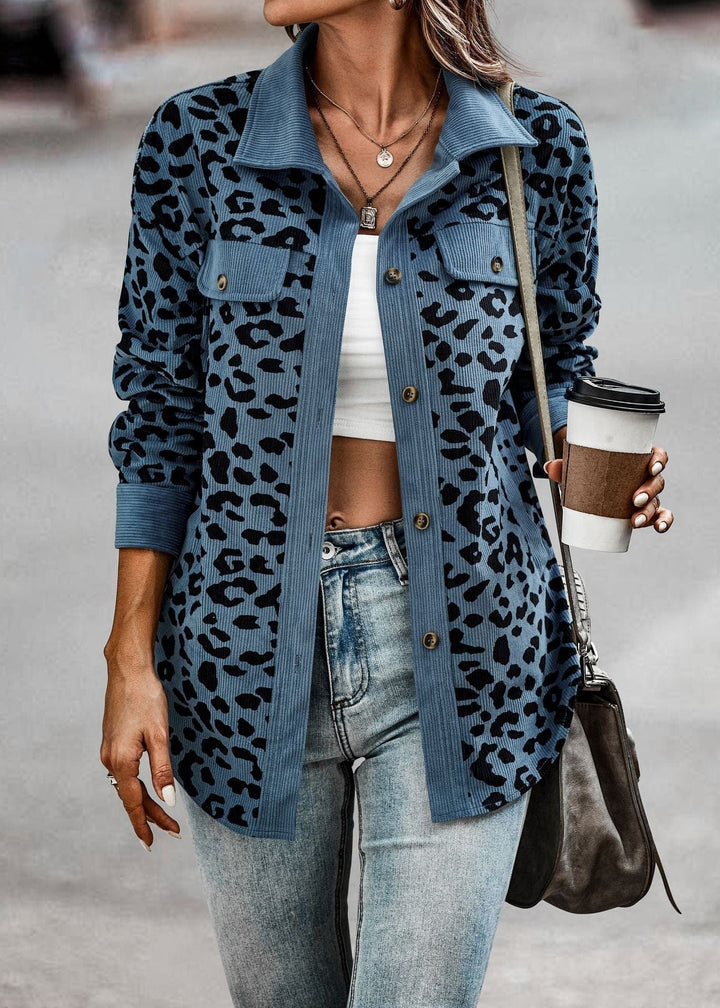 Krystal - Women's Leopard Print Jacket