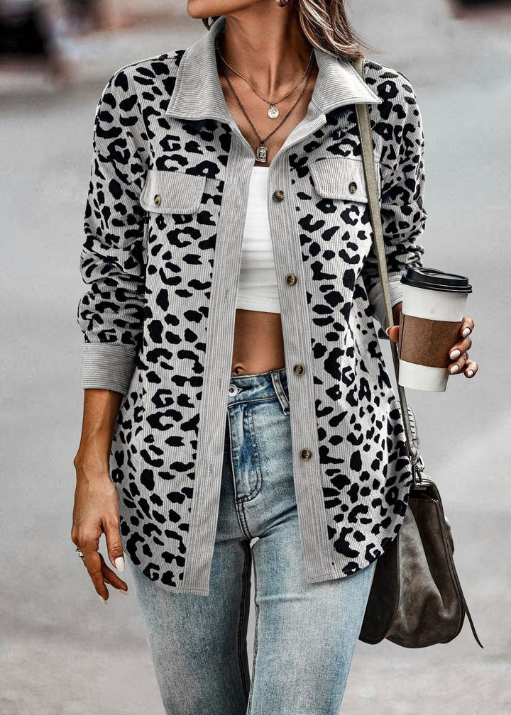 Krystal - Women's Leopard Print Jacket