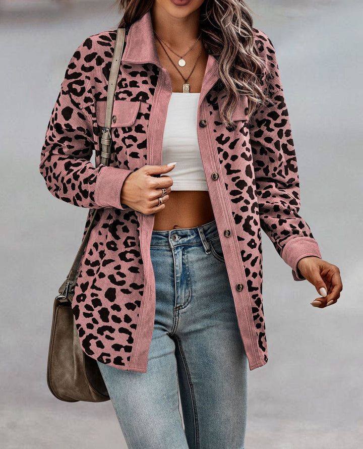 Krystal - Women's Leopard Print Jacket