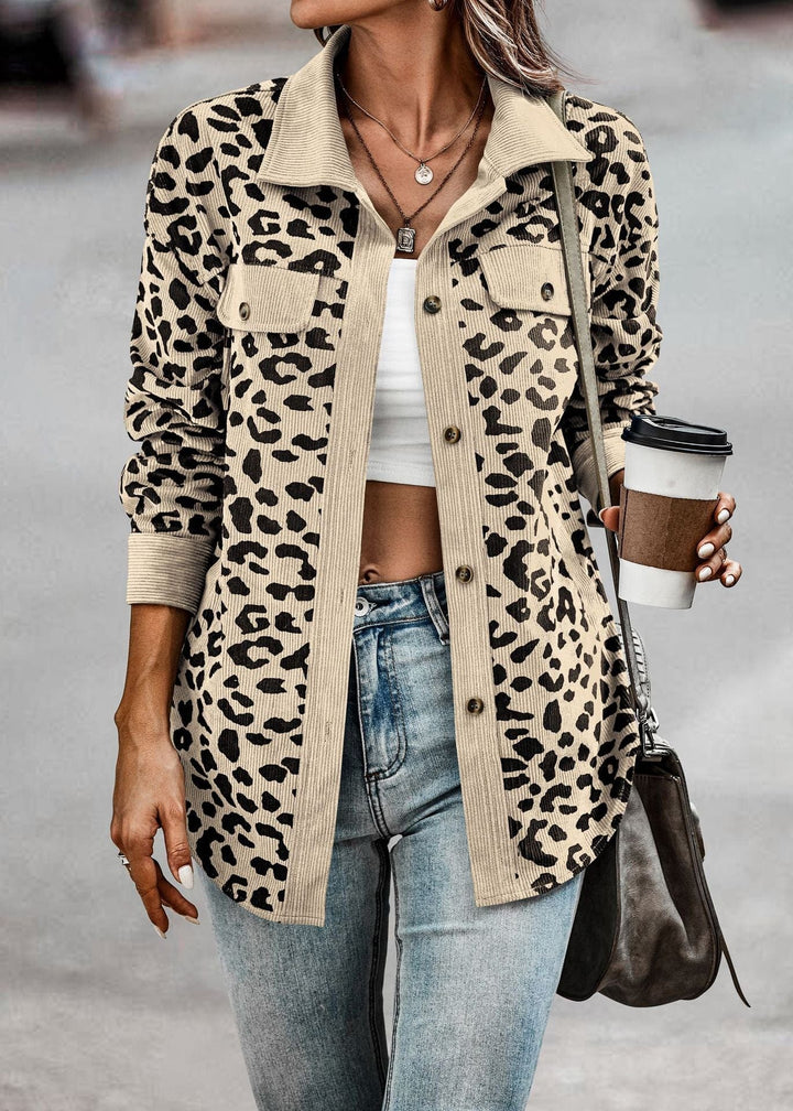Krystal - Women's Leopard Print Jacket
