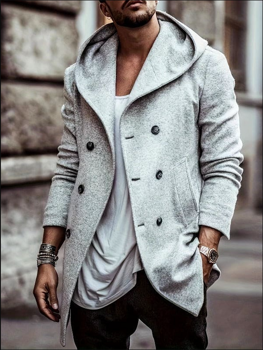 Kurt - Jacket with hood and long sleeves