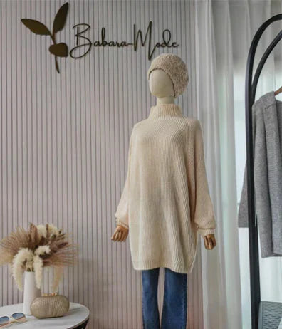 Madeline - Comfortable winter knit dress