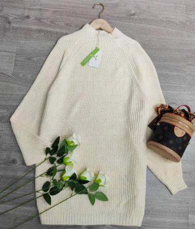 Madeline - Comfortable winter knit dress