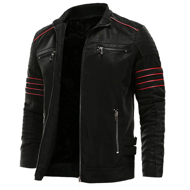 Max - Men's Motorcycle Leather Jacket, Durable & Stylish