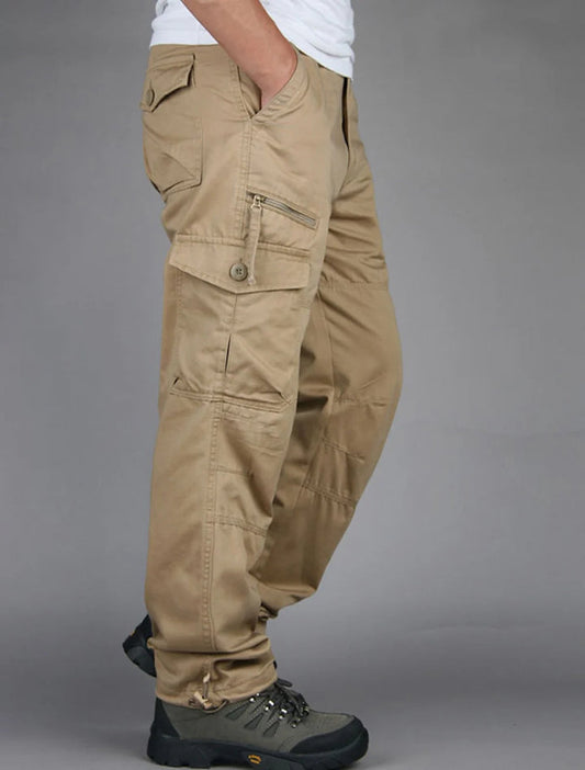 Siam - Unusual straight cargo pants for men
