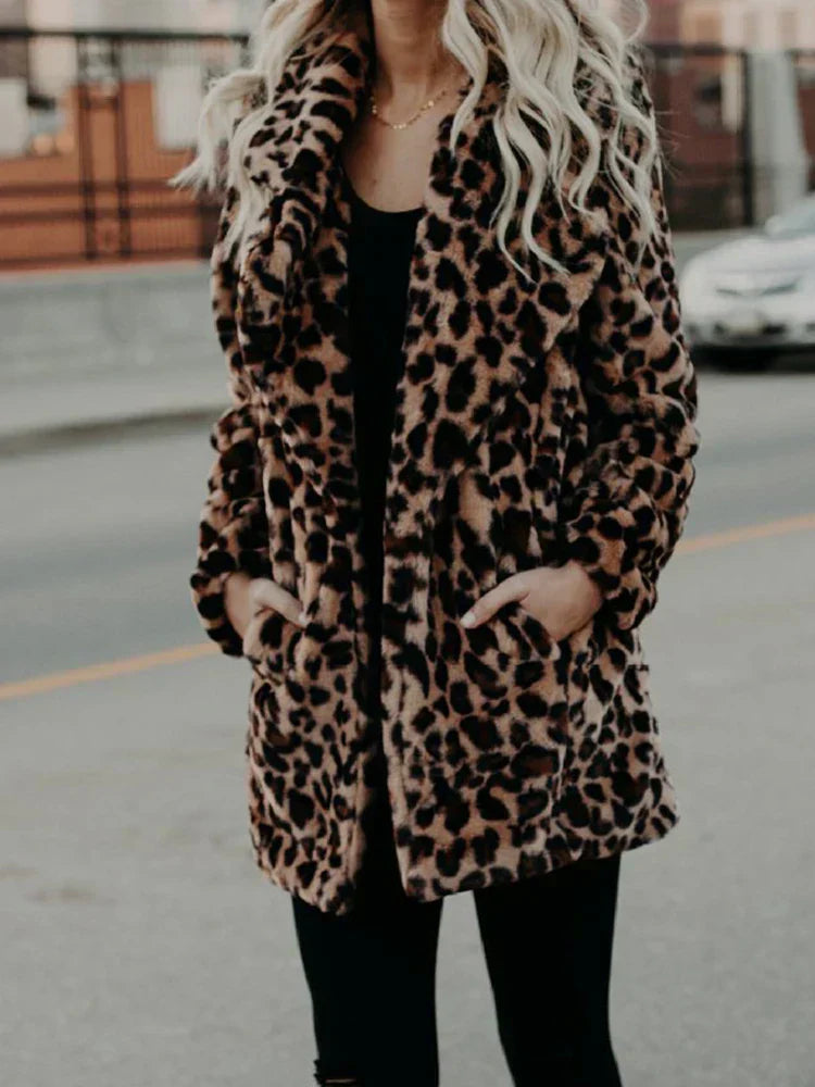 Sophie - Jacket with leopard print