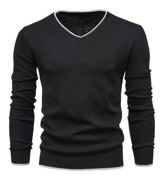 Sterling - Slim-fit pullover with V-neck