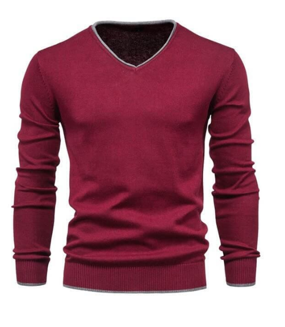 Sterling - Slim-fit pullover with V-neck