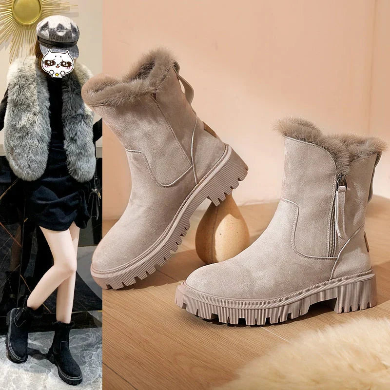 Tanja - Ankle-high snow boots for women