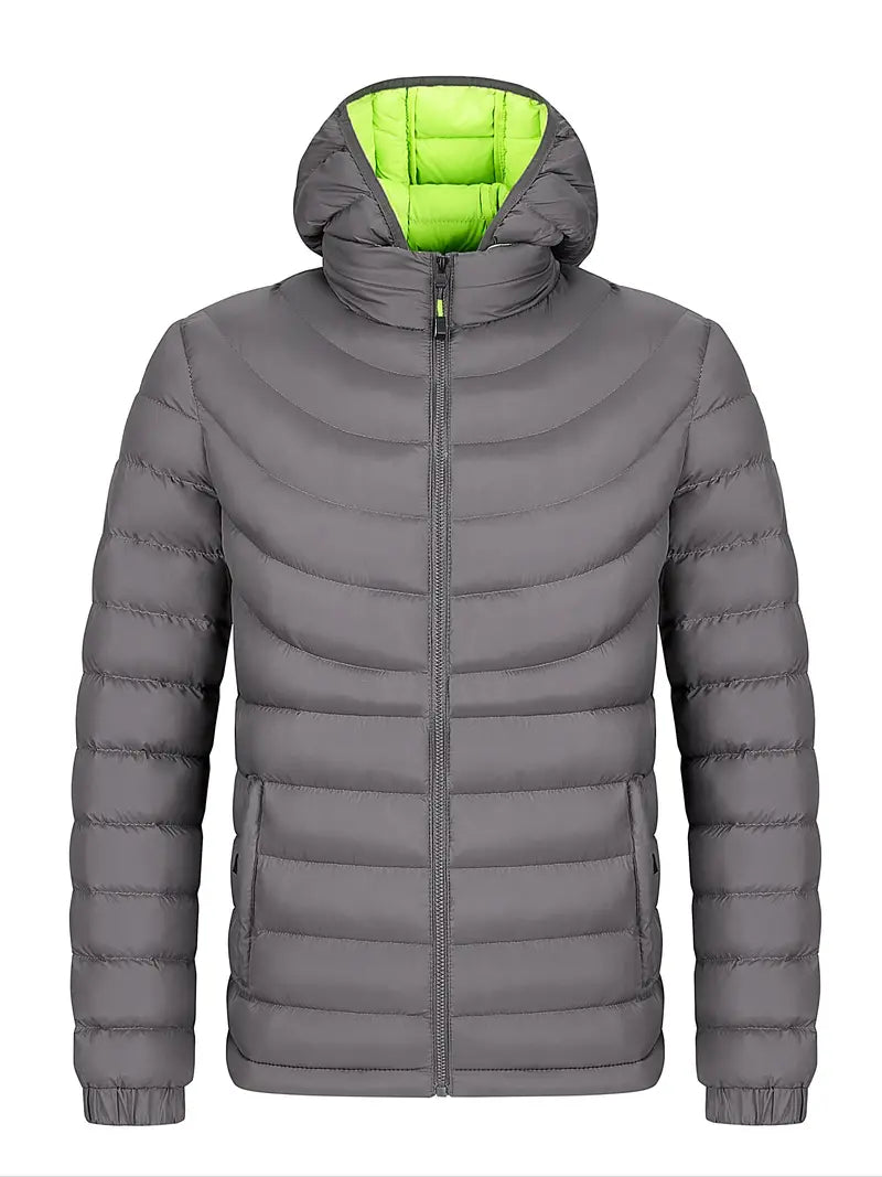 Tom - Insulated men's jacket with stand-up collar