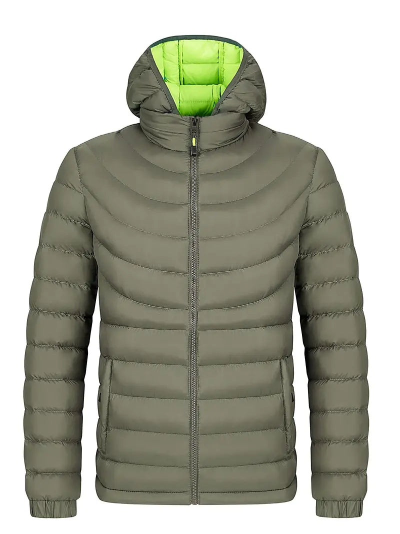 Tom - Insulated men's jacket with stand-up collar