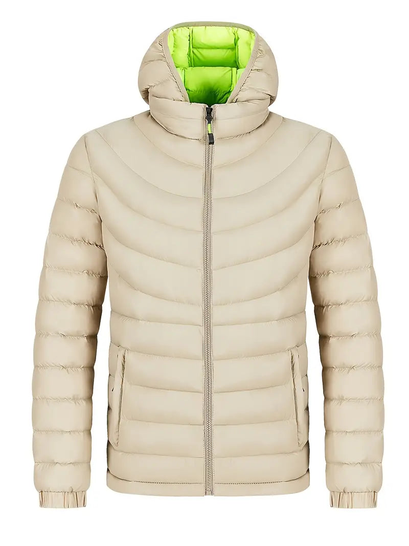 Tom - Insulated men's jacket with stand-up collar