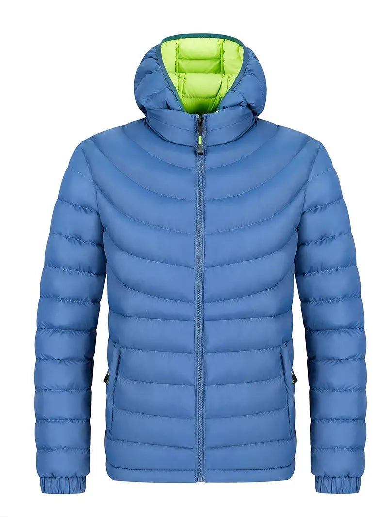 Tom - Insulated men's jacket with stand-up collar