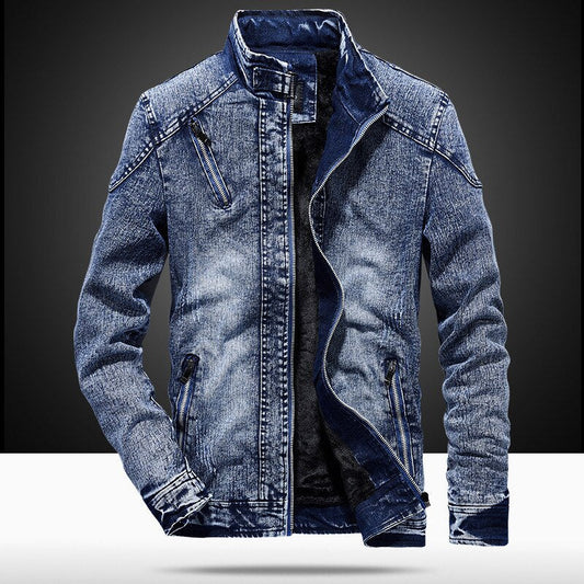 Tyrone - Casual cotton denim jacket for men