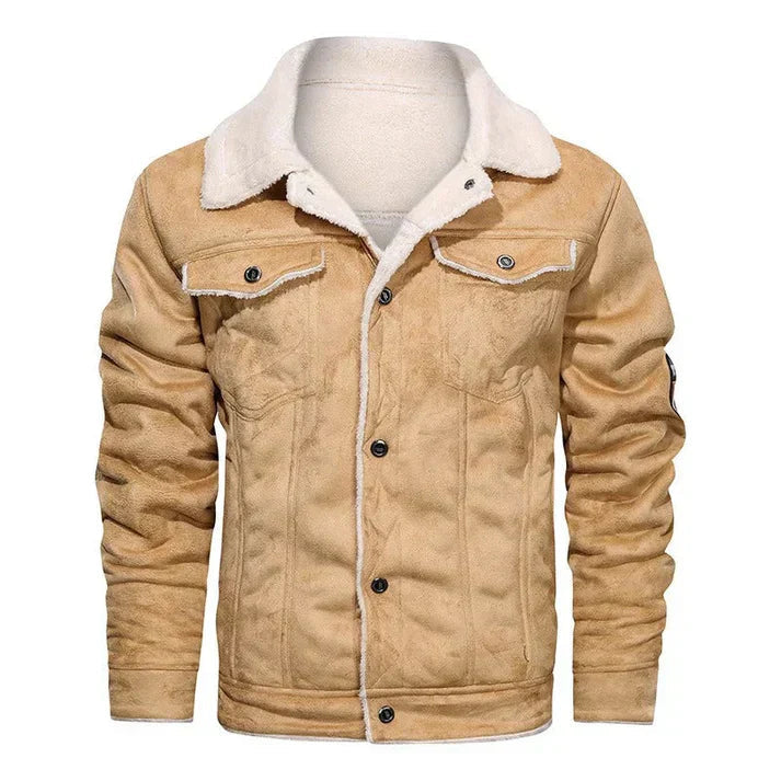 Werner - Slim leather bomber jacket