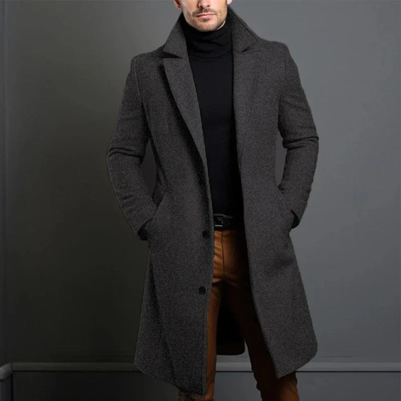 William - High-Quality Men's Wool Coat