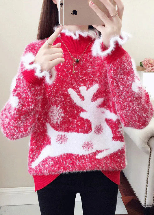Yaretzi - Casual sweater with ruffles